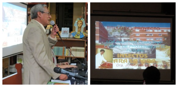 Ponencia de uno los autores del libro el maestro José Manuel Pino. Fotografías de Carolina Guadalupe Rodríguez Rascón.